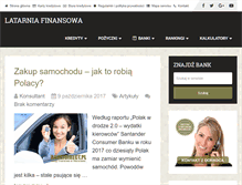 Tablet Screenshot of latarniafinansowa.pl